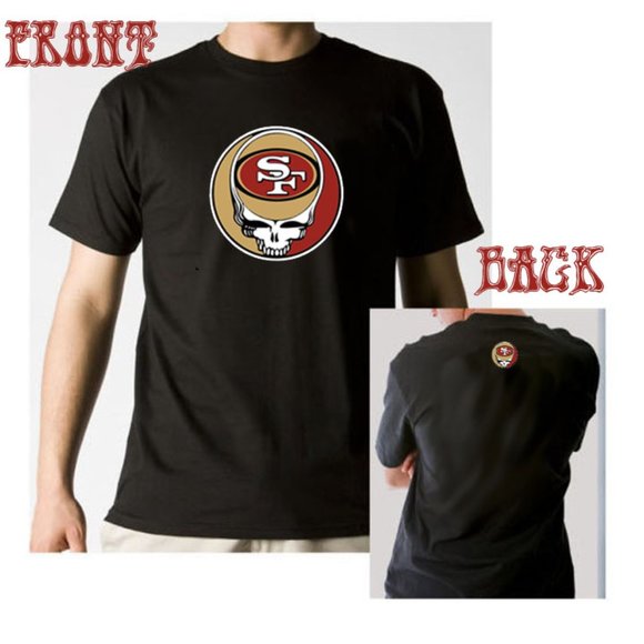 San Francisco 49ers Grateful Dead Stealie  T-shirt 3 pack @jadekoch6 - Picture 1 of 1
